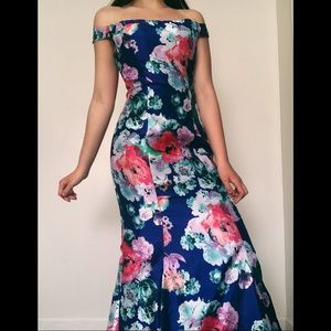 My Michelle Floral Prom Dress